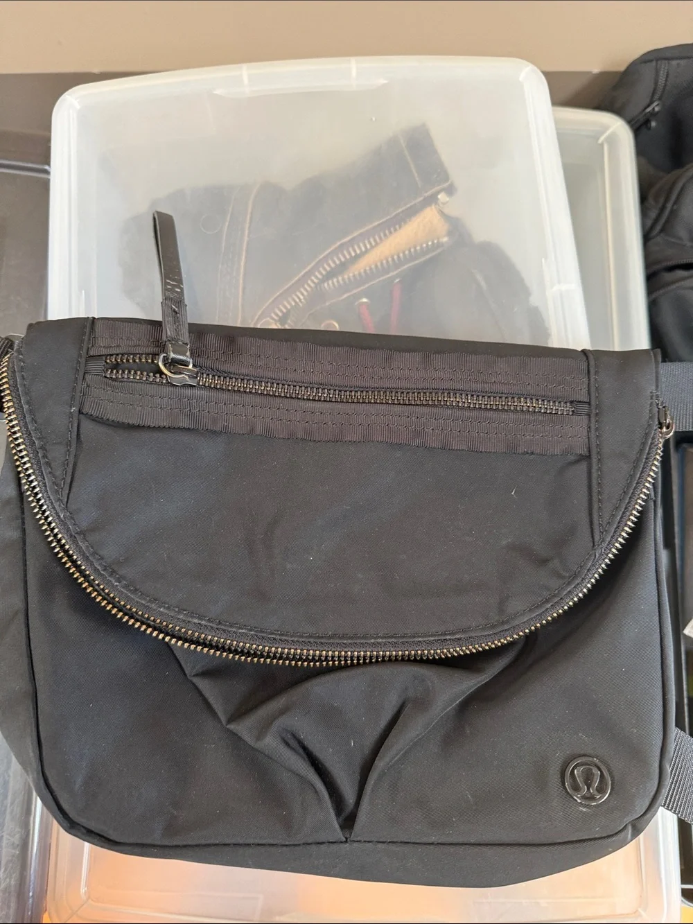 Lululemon Black cross body bag